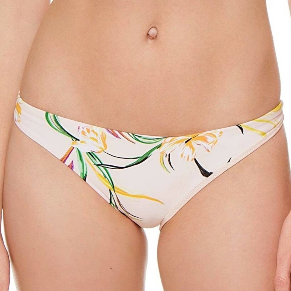 O’Neill Women's Claris Floral Medium Coverage Classic Bikini Swim Bottoms sz XS